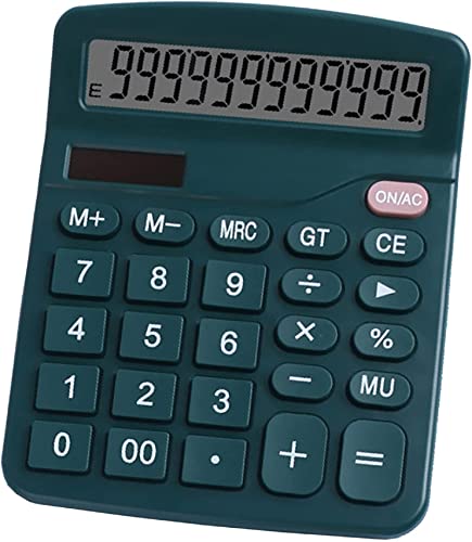 Mnixy 1 Calculatrice de Bureau Standard à 12 Chiffres Double