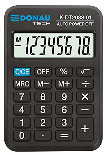 Calculatrice de Poche DONAU Tech/K-DT2083-01 Fonction Racine