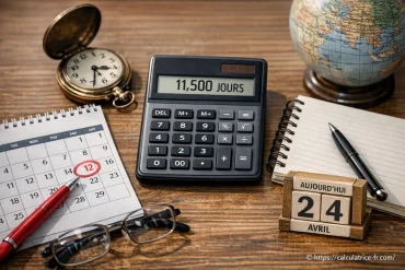 Calcul nombre de jours depuis une date