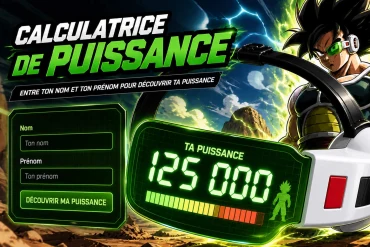 Calculatrice de puissance Dragon Ball