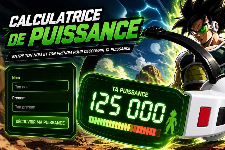 Calculatrice Puissance DBZ