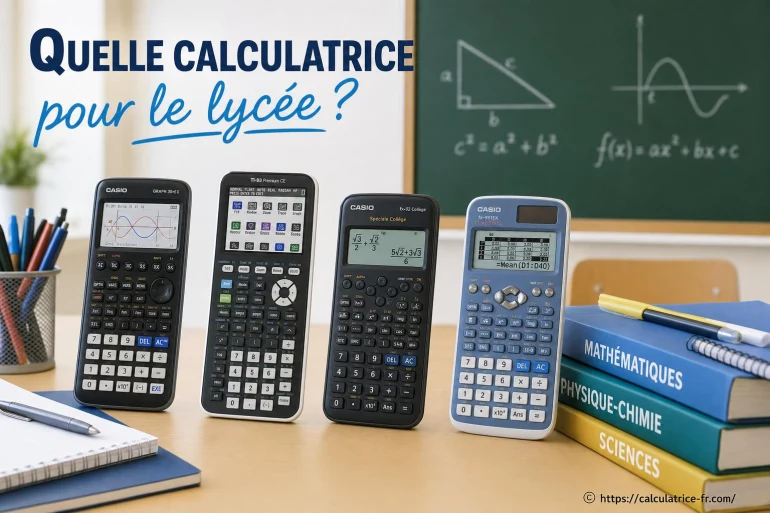 Quelle calculatrice choisir pour le lycée ?