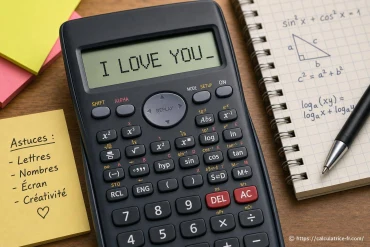 Écrire 'i love you' sur une calculatrice : astuces simples à connaître