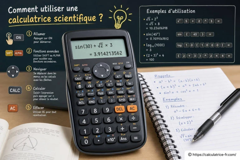 Comment utiliser une calculatrice scientifique pour simplifier vos calculs ?