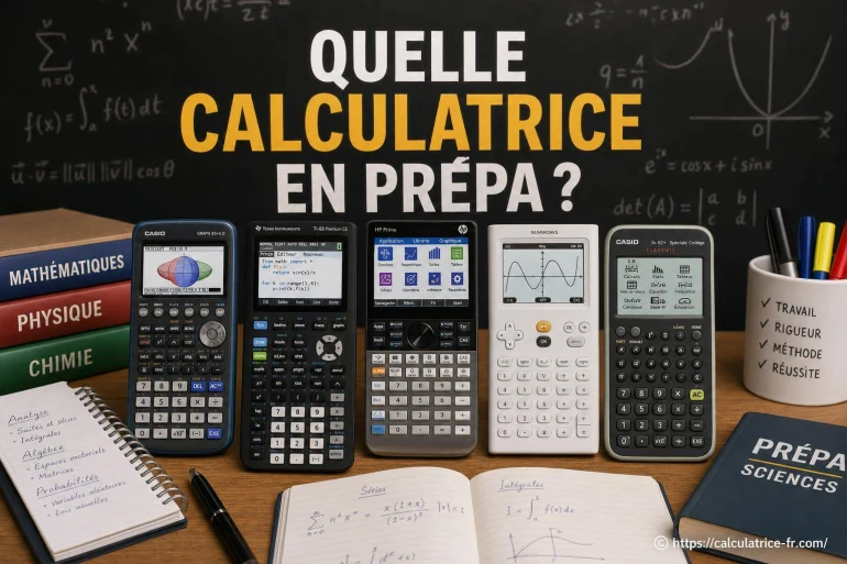 Quelle calculatrice choisir en prépa pour réussir ses calculs ?