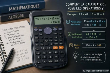 Calculatrice qui pose les opérations : comment fonctionne ce procédé ?