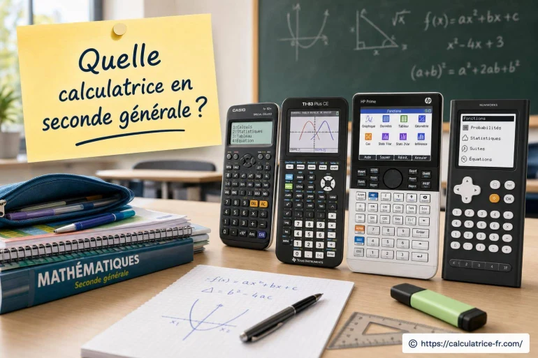 Quelle calculatrice en seconde générale ?