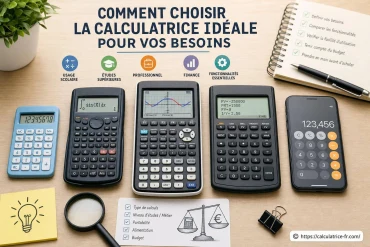 Comment choisir la calculatrice idéale pour vos besoins ?