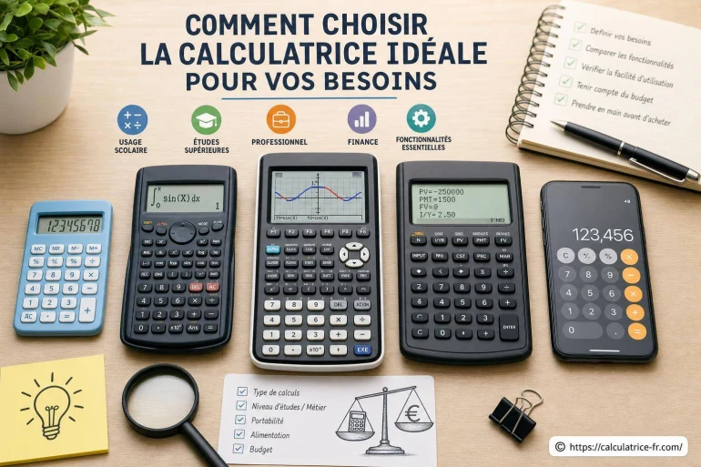 Comment choisir la calculatrice idéale pour vos besoins ?