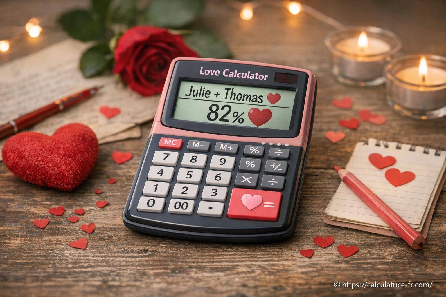 Calculatrice Amour
