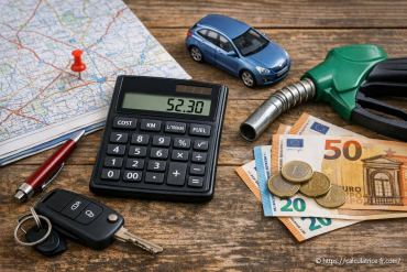 Calculatrice de coût de trajet en voiture