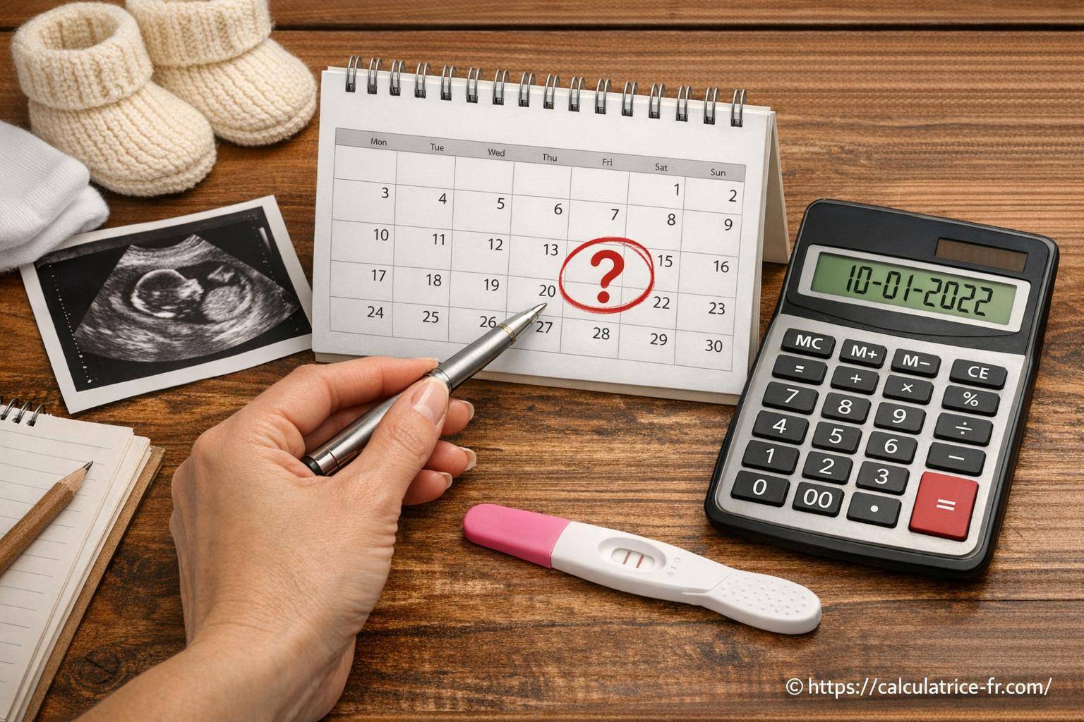 Calculatrice de date de conception