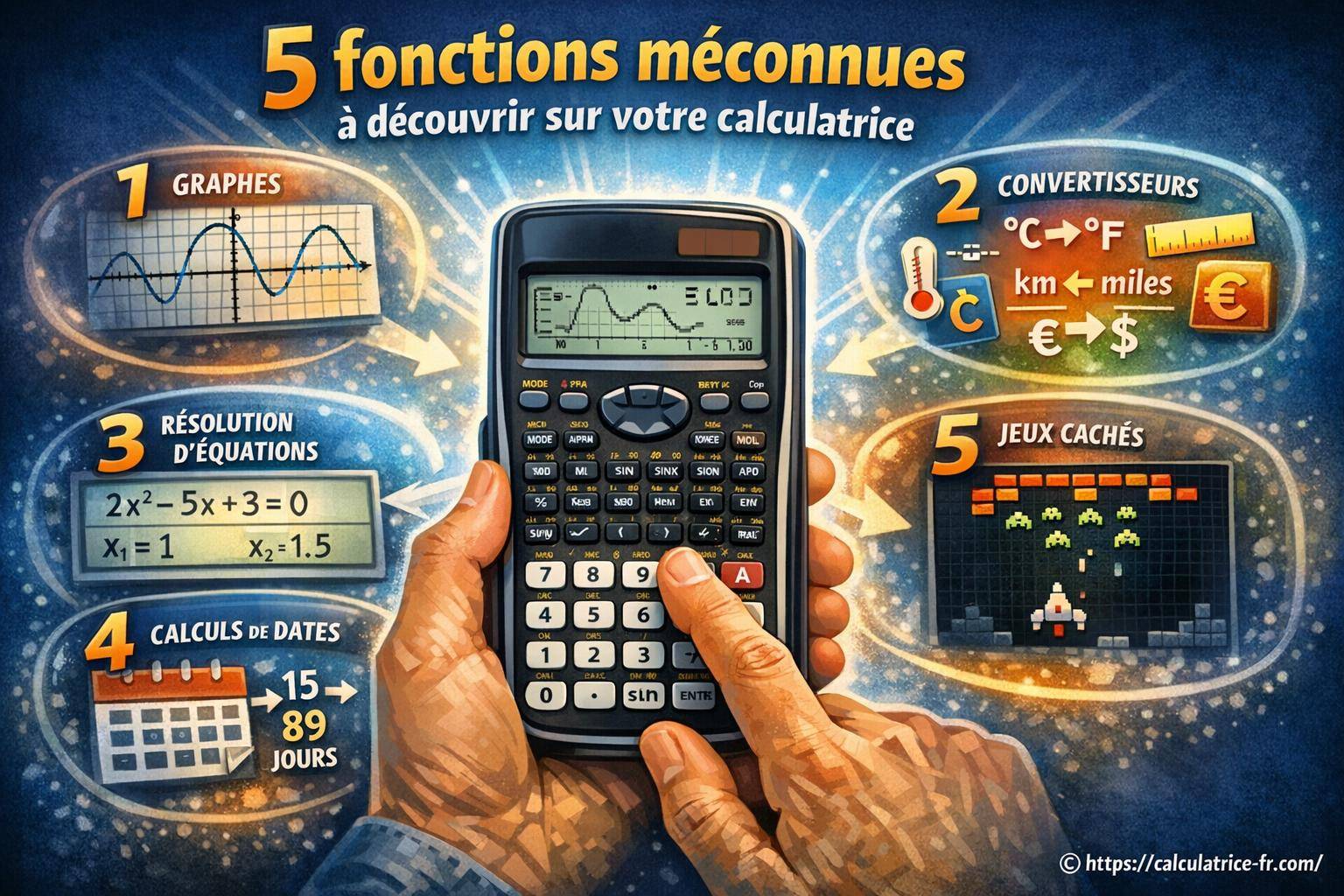 5 fonctions méconnues à découvrir sur votre calculatrice