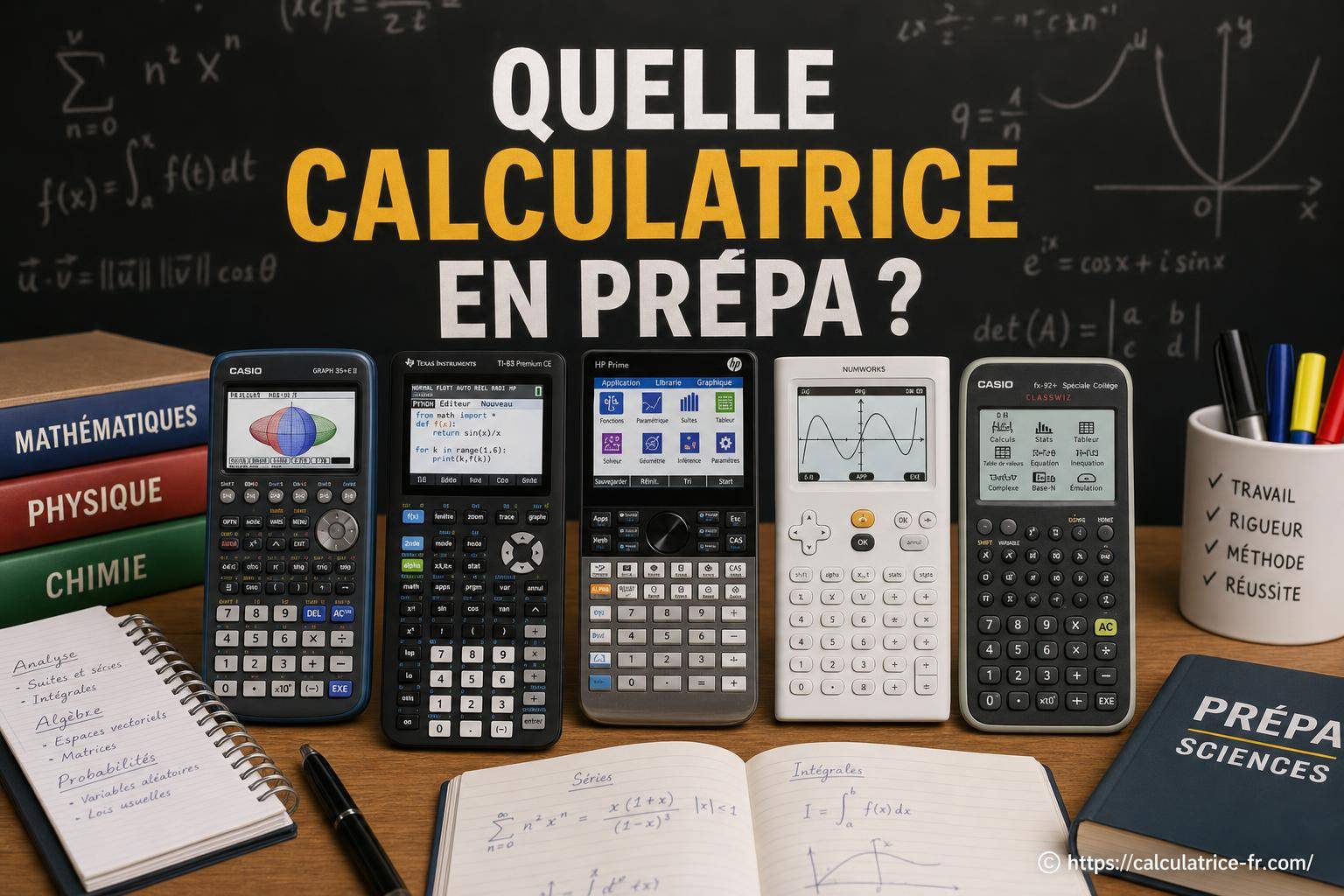 Quelle calculatrice choisir en prépa pour réussir ses calculs ?