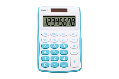 Genie Calculatrice 120 B 8 chiffres (Dual Power (Pile, solai