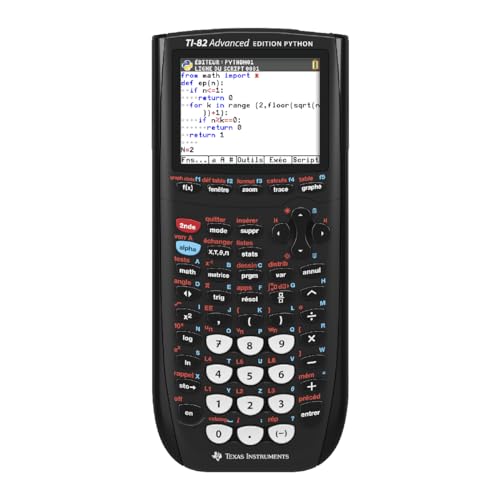 Texas Instruments Calculatrice Graphique TI-82 Advanced Edit