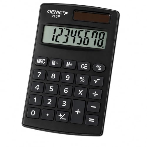 Genie Calculatrice 215 Chiffres P8 - Double Alimentation (So