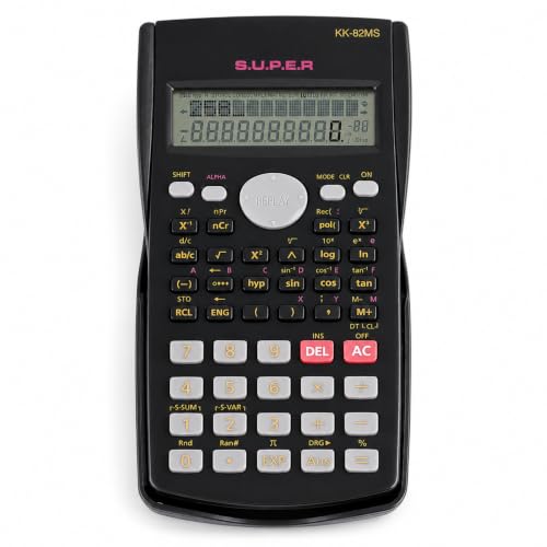 PARENCE. Calculatrice Scientifique 240 Fonctions – Écran LCD