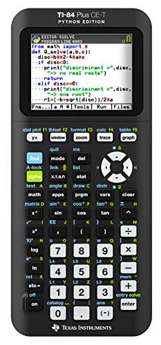Texas Instruments TI-84 Plus CE-T Python Edition Graphing Ca
