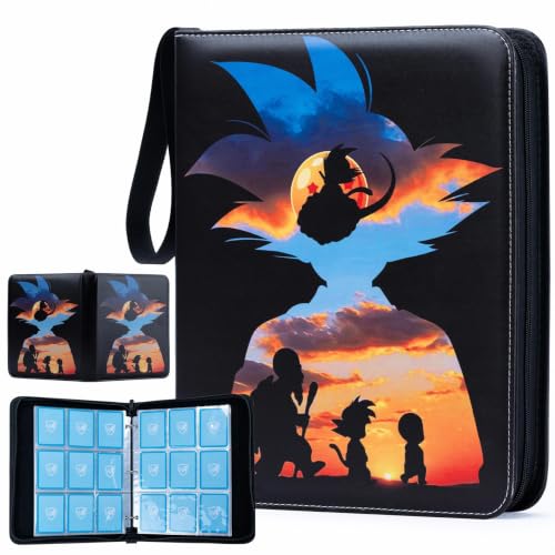 Classeur pour cartes à collectionner d'anime, 9 poches, 60 p