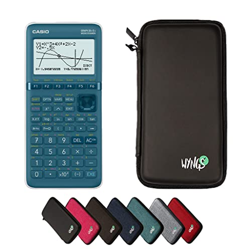 Casio Graph 25+E II avec Housse de Protection WYNGS Incluse 