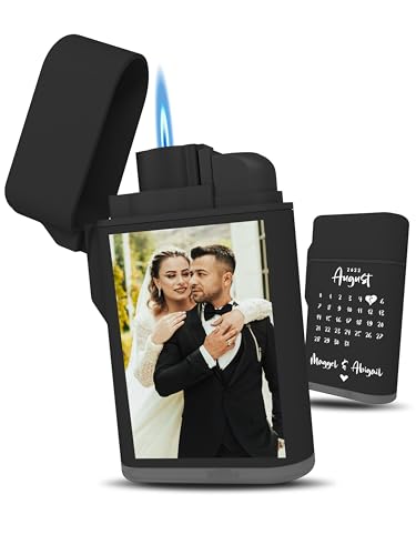 Meinearmbänder Briquet photo personnalisé avec calendrier -