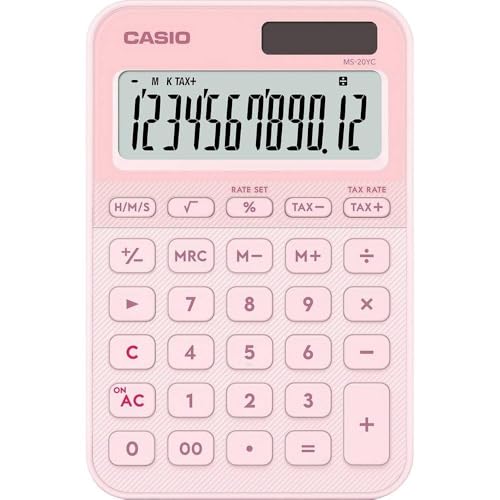 CASIO MS-20YC Calculatrice de Bureau compacte avec calcul de