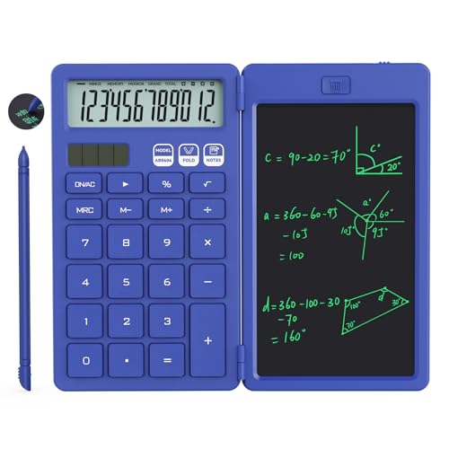 NEWYES Calculatrice, avec Tablette décriture et Stylo, Fonct