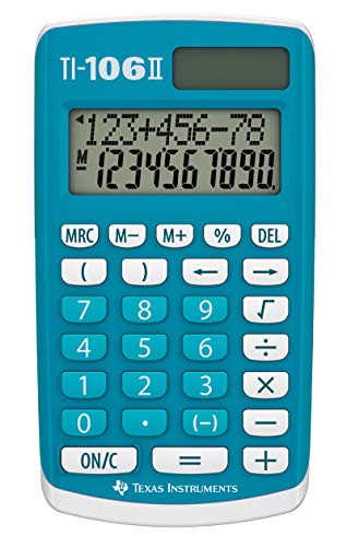 Texas Instruments TI 106 S Calculatrice 4 opérations pour cl