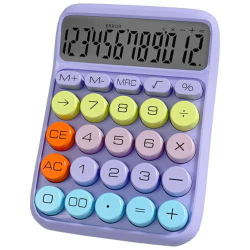 Calculatrice de Bureau - Grandes Touches - 12 Chiffres