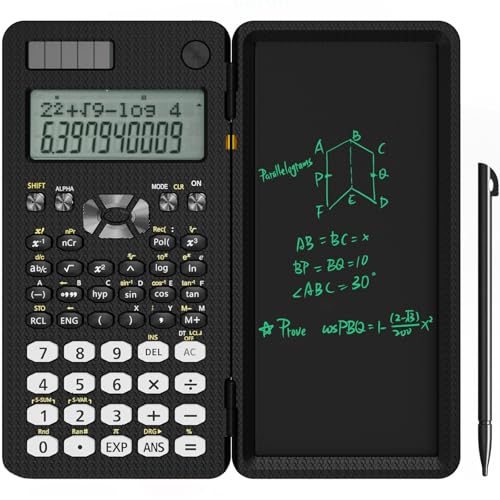 NEWYES Calculatrice Scientifique Pliable 2 Lignes Affichage 