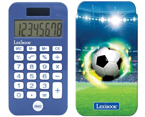 Lexibook, Football Calculatrice de Poche Bleue, C45FO