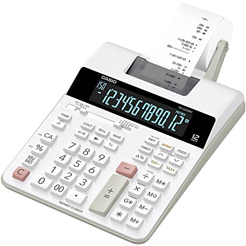 CASIO FR-2650RC druckender Rechner, 2-Farb-Druck, Extra groß