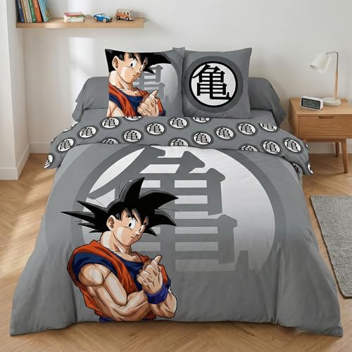 Dragon Ball Z Sangoku Housse de Couette 240x220 + 2 Taies Ka