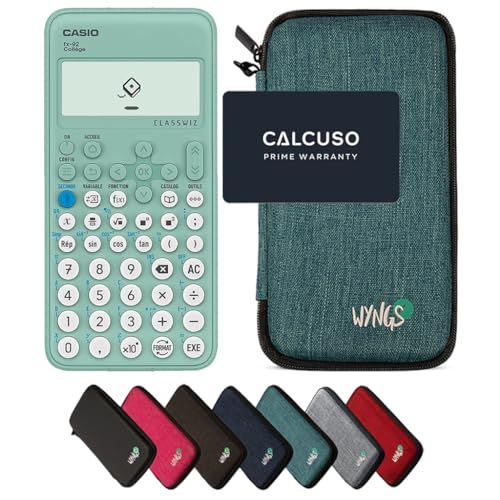 Casio fx-92 Collège + Housse Turquoise