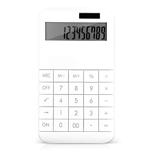 EooCoo Calculatrice de Bureau Fonction Standard, 12 Chiffres