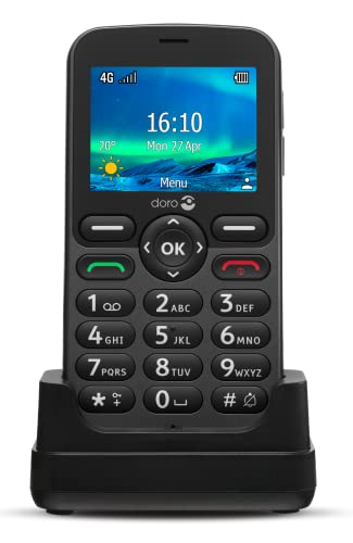 Doro 5860 4G Téléphone Portable Débloqué pour Seniors avec T