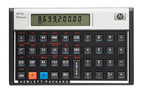 HP 12C Platinum Financial Calculator calculatrice - Calculat