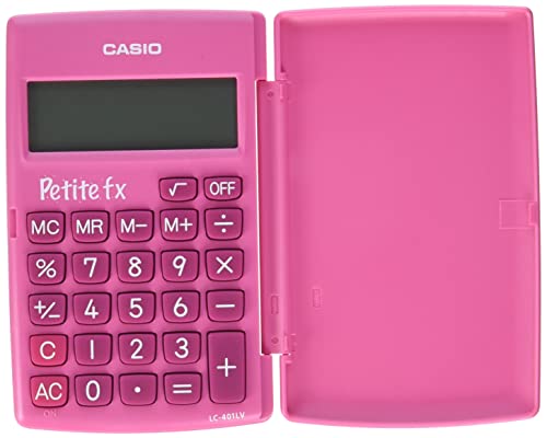 Casio Petite FX Calculatrice Scolaire 8 chiffres Rose