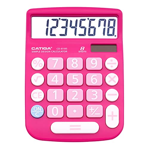 CATIGA CD-8185 Calculatrice de Style Bureau et Maison Écran 
