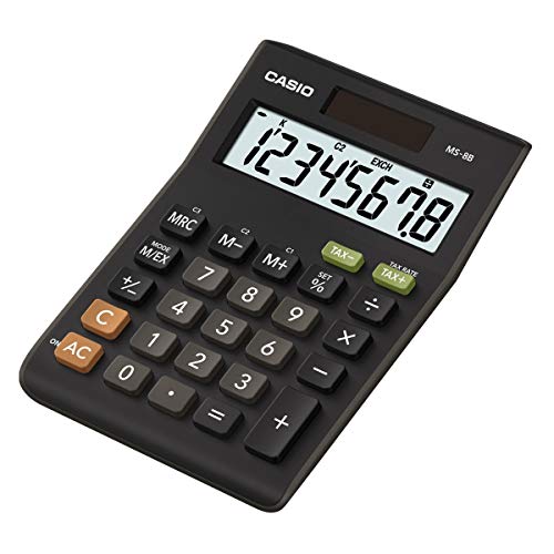 Casio Calculatrice du Bureau des Impôts à 8 Chiffres