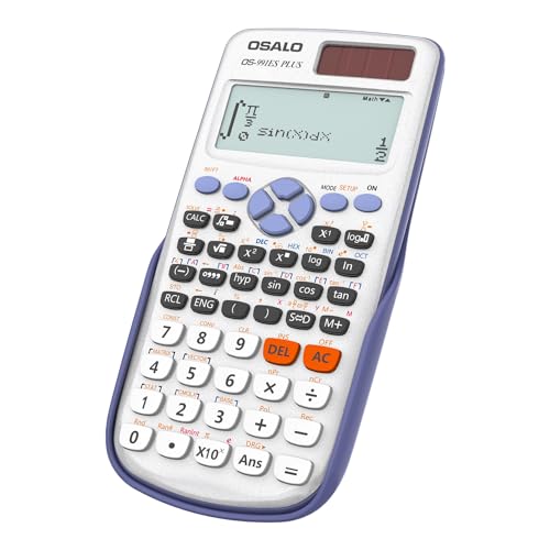 OSALO Calculatrice Scientifique 417 Fonctions Non Programmab