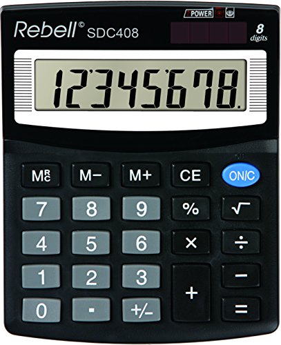 REBELL re-Calculatrice sdc408 sdc408, Standard équipement et