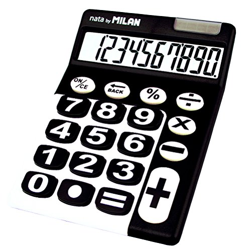 Milan 150610KBL Blister Calculatrice Electronique 10 chiffre