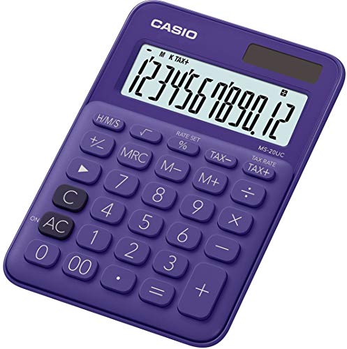 Casio MS 20UC Calculatrice de bureau Bleu
