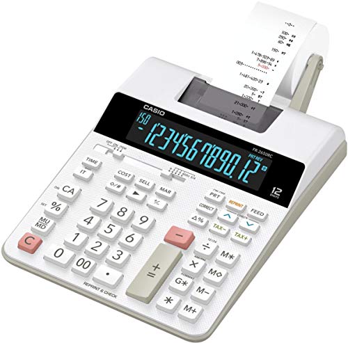 Casio FR 2650 RC Calculatrice imprimante Blanc